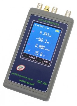 Portatif CRC-461 Model pH - Redox-İletkenlik- Tuzluluk Ölçüm Cihazı 